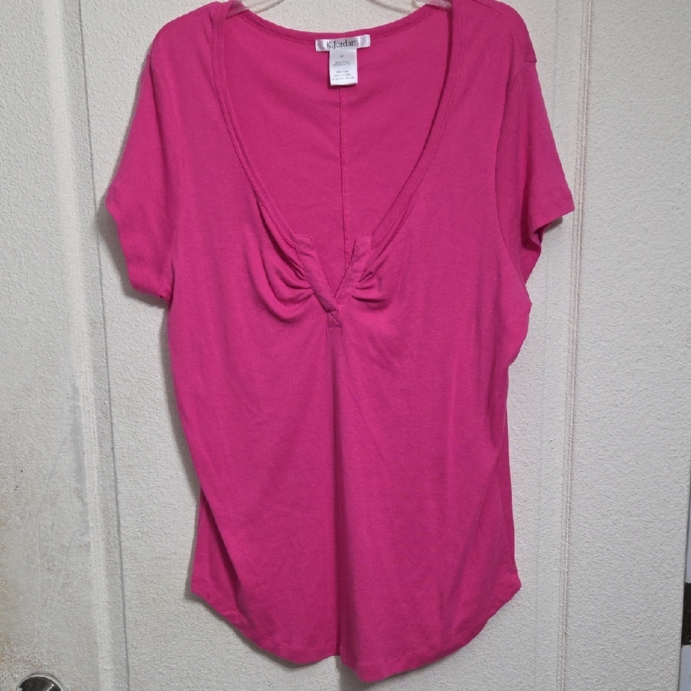 K Jordan Pink Short Sleeve Top